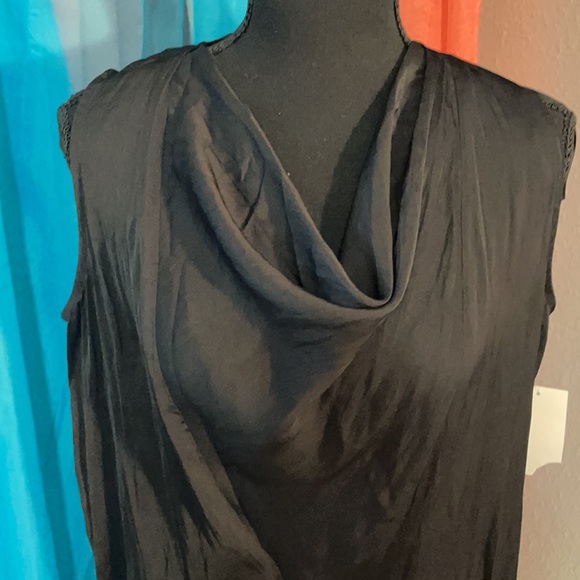 🔳H by Halston silky midi cowl neck dress - Picture 2 of 6